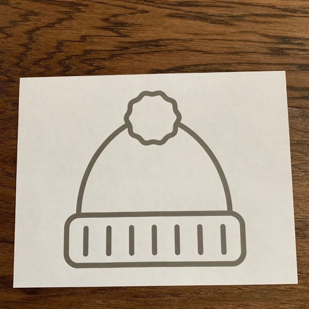 Free Printable Snow Hat Template