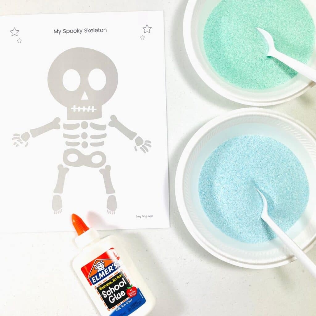 Free Printable Skeleton Craft Template