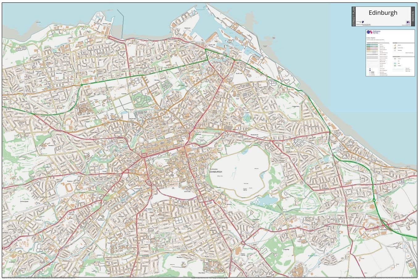 Edinburgh Street Map