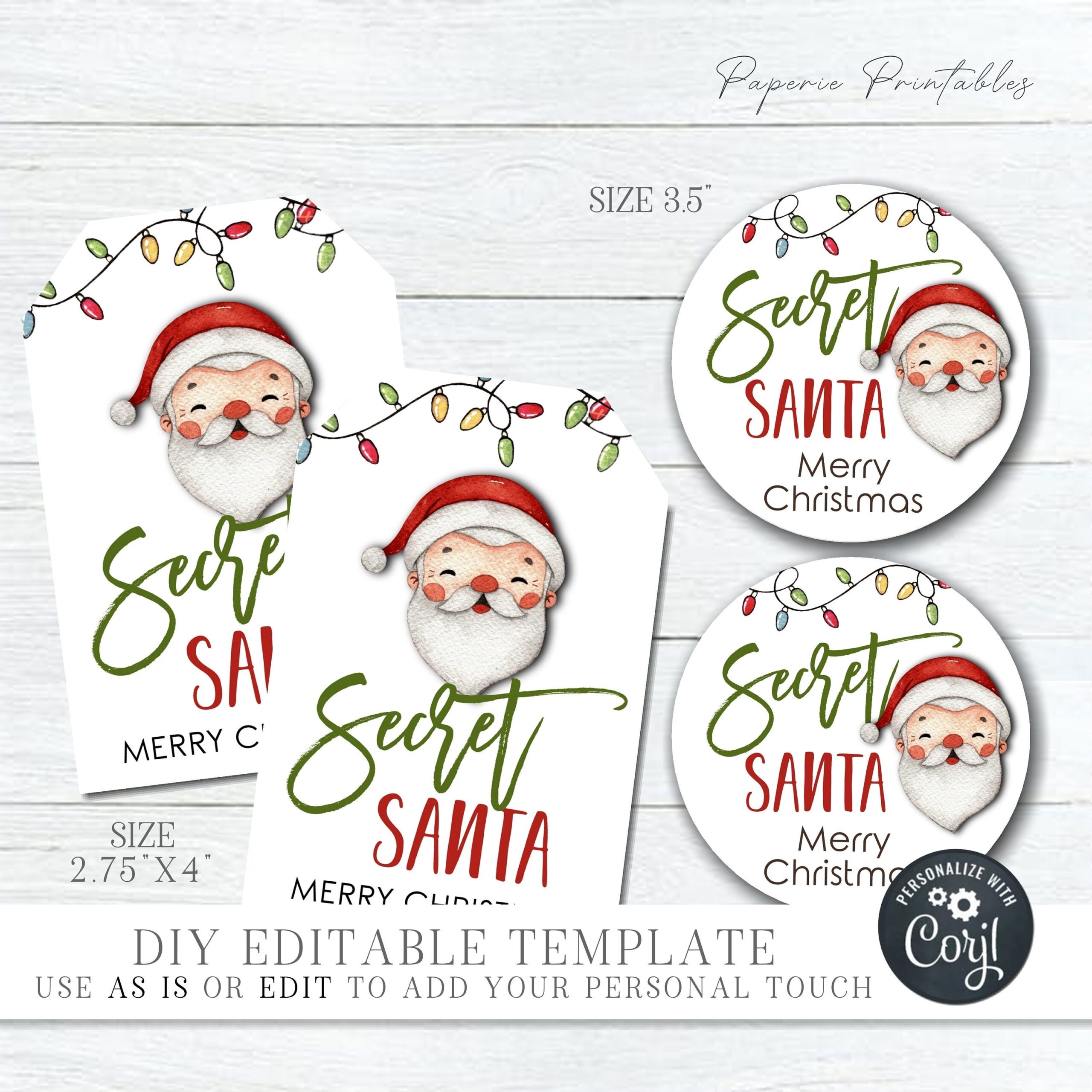 Free Printable Santa Gift Tags Templates Free Printable Santa Gift Tags Templates