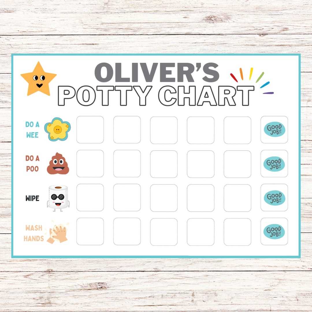 Potty Training Sheet Printable