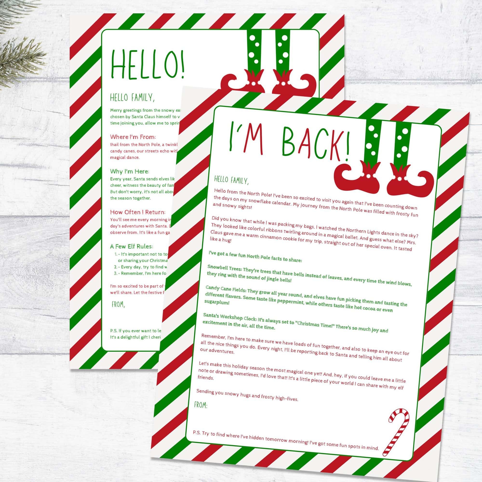 Free Printable Naughty Elf Letter Template Free Printable Naughty Elf Letter Template