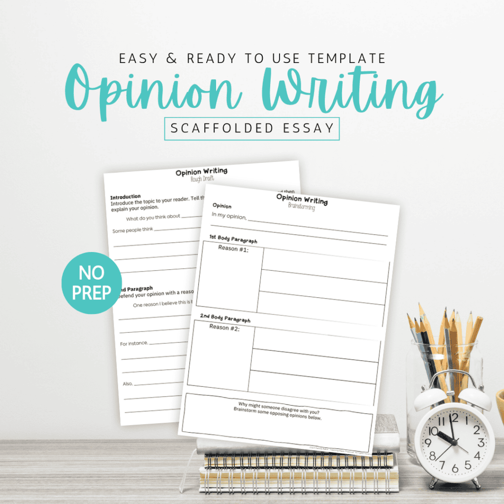 Free Printable Opinion Writing Template