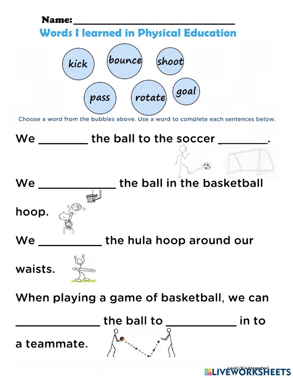 Engaging PE Worksheets For Active Learning Boost Physical Education Success