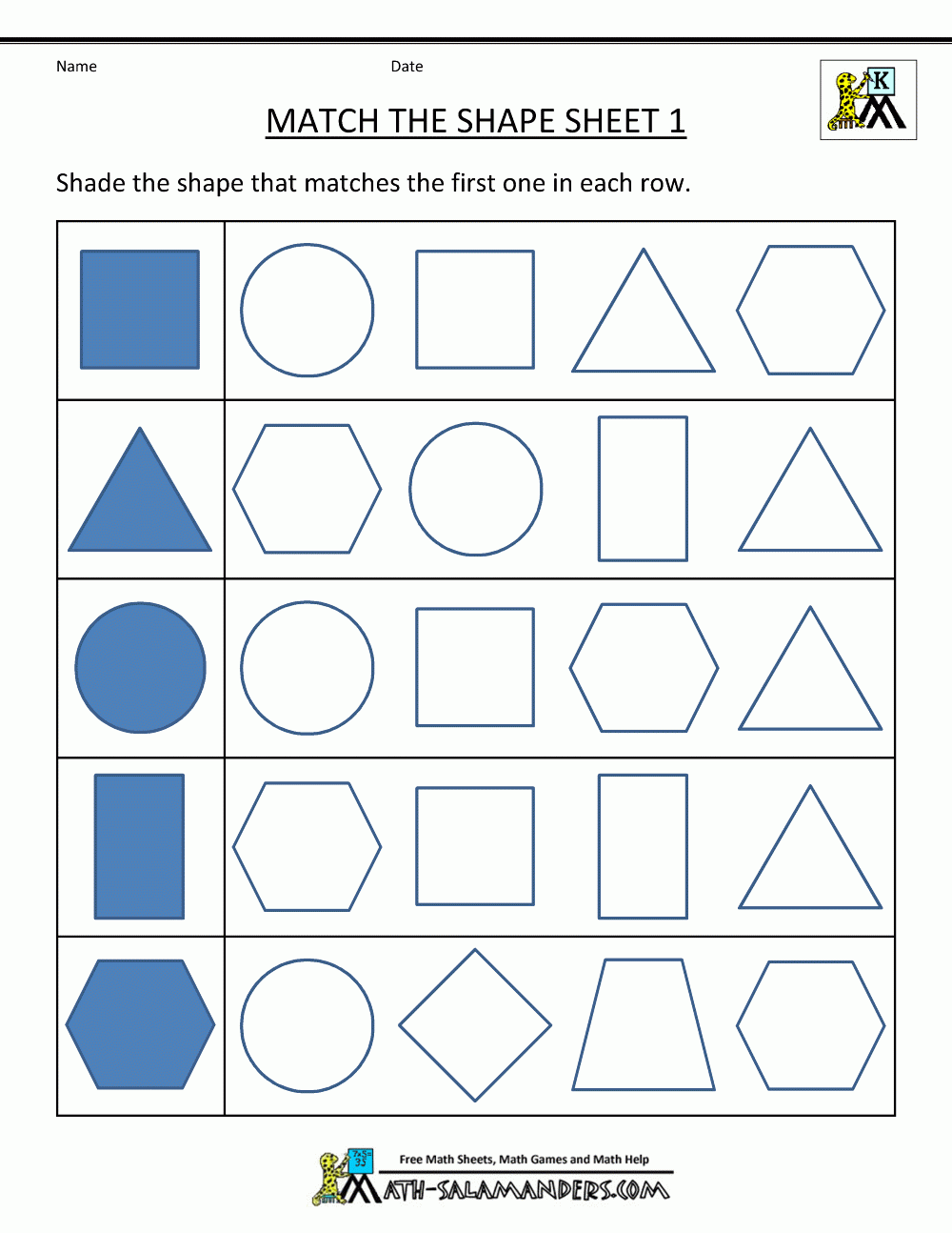 Explore Fun And Educational Free Printable Shapes Worksheets For Kids
