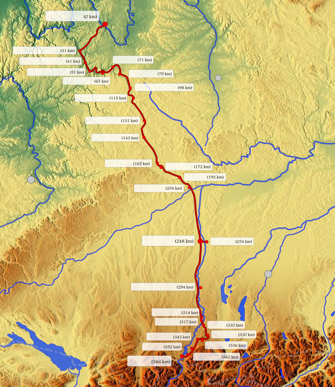 File The Romantic Road In Germany blank Map png Wikimedia Commons