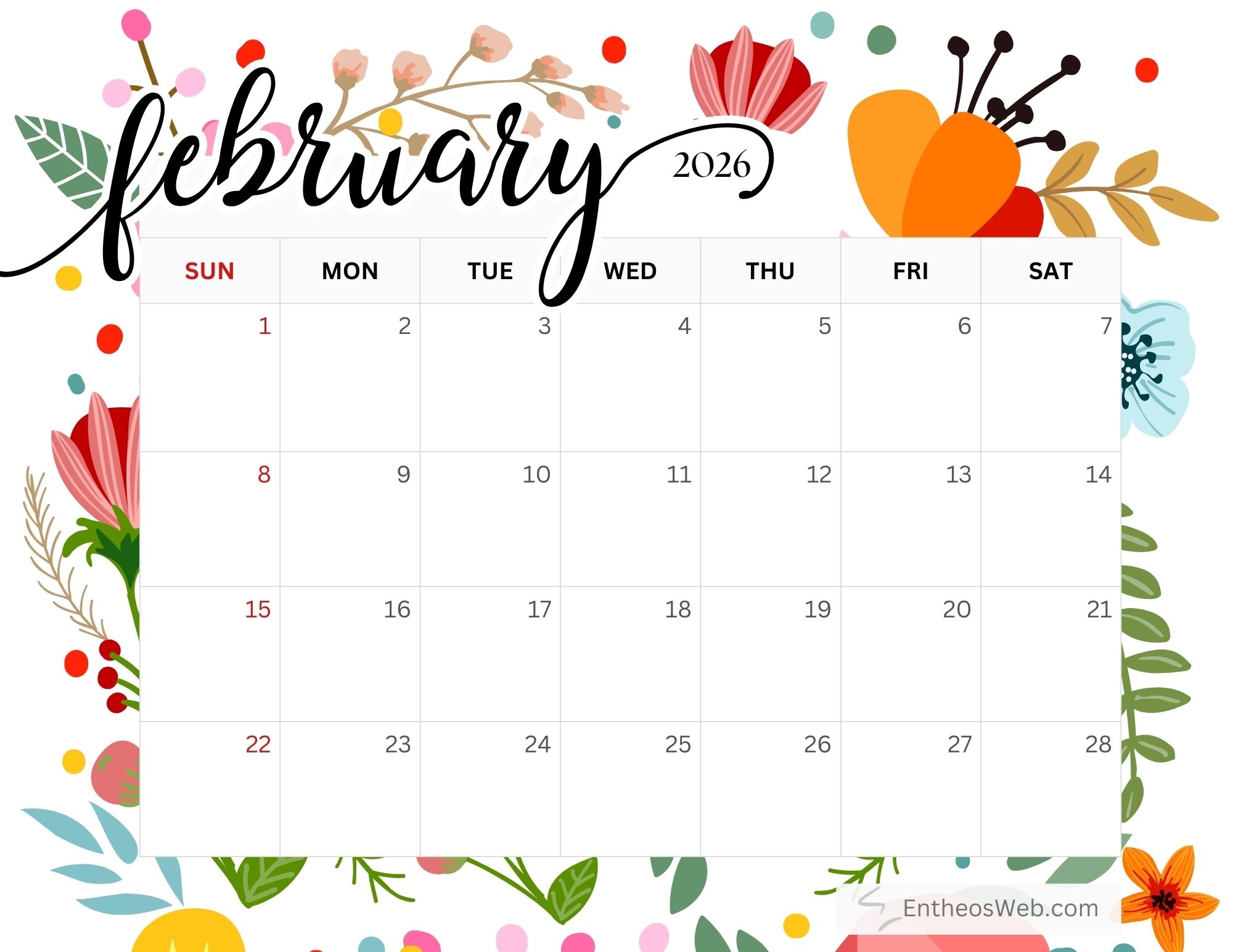 Free Printable Lent Calendar 2026