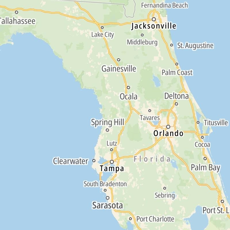 Florida Toll Maps