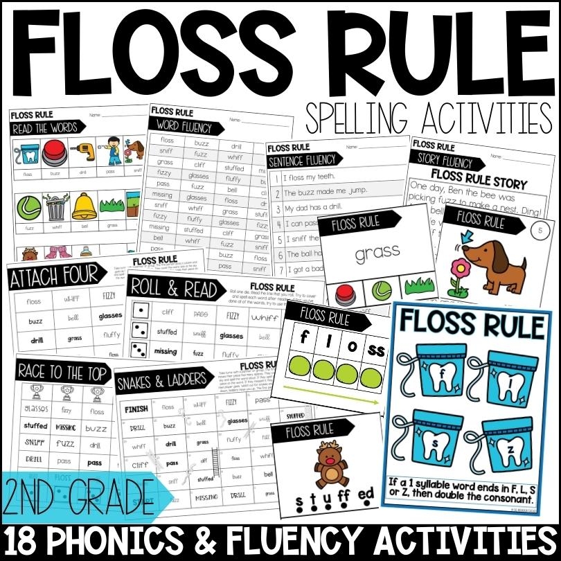 Floss Rule Worksheets Activities U0026 Games For 2nd Grade Phonics And Spelling Made By Teachers