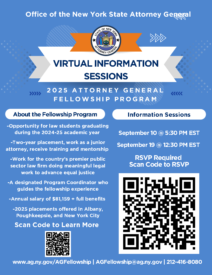 Fordham University School Of Law 2025 Attorney General Fellowship Program