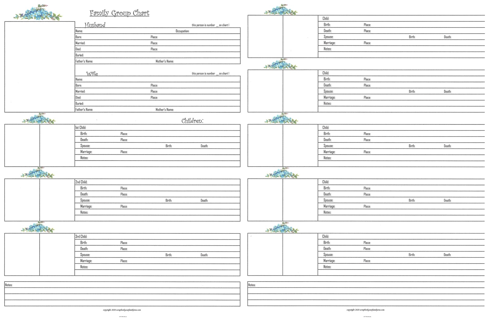 Forget Me Not Ancestors Downloadable Chart Collection Scrapbook Your Family Tree Forget Me Not Ancestors Downloadable Chart Collection Scrapbook Your Family Tree