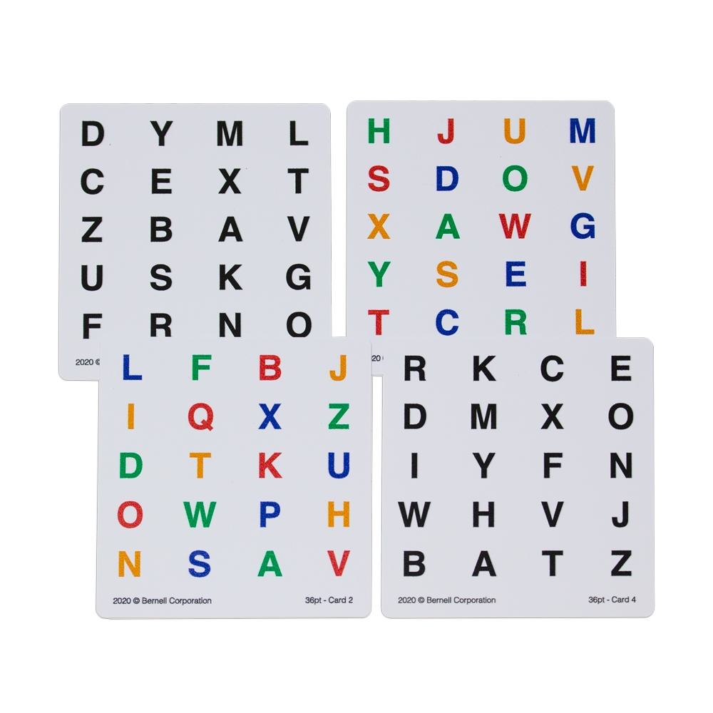 Four Corner Hart Chart Set Saccadic Accommodation Training For Vision Therapy