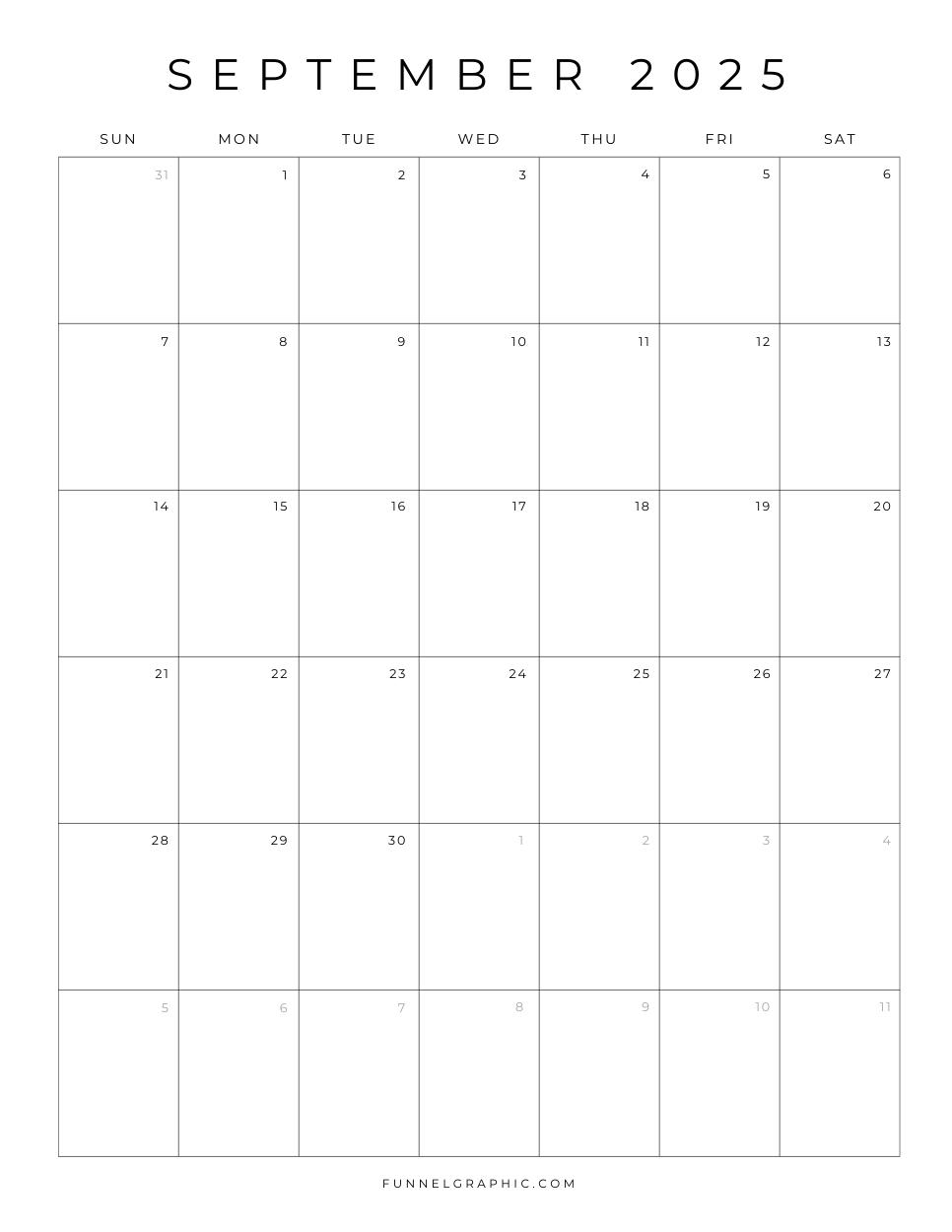 Free 2025 Calendar Printable Blank Portrait Templates Free 2025 Calendar Printable Blank Portrait Templates
