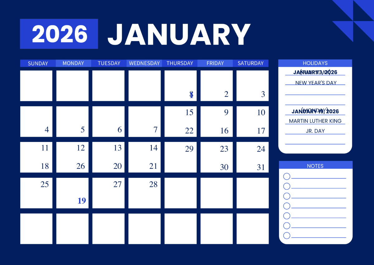 2026 Printable Calendar With Holidays Pdf 2026 Printable Calendar With Holidays Pdf