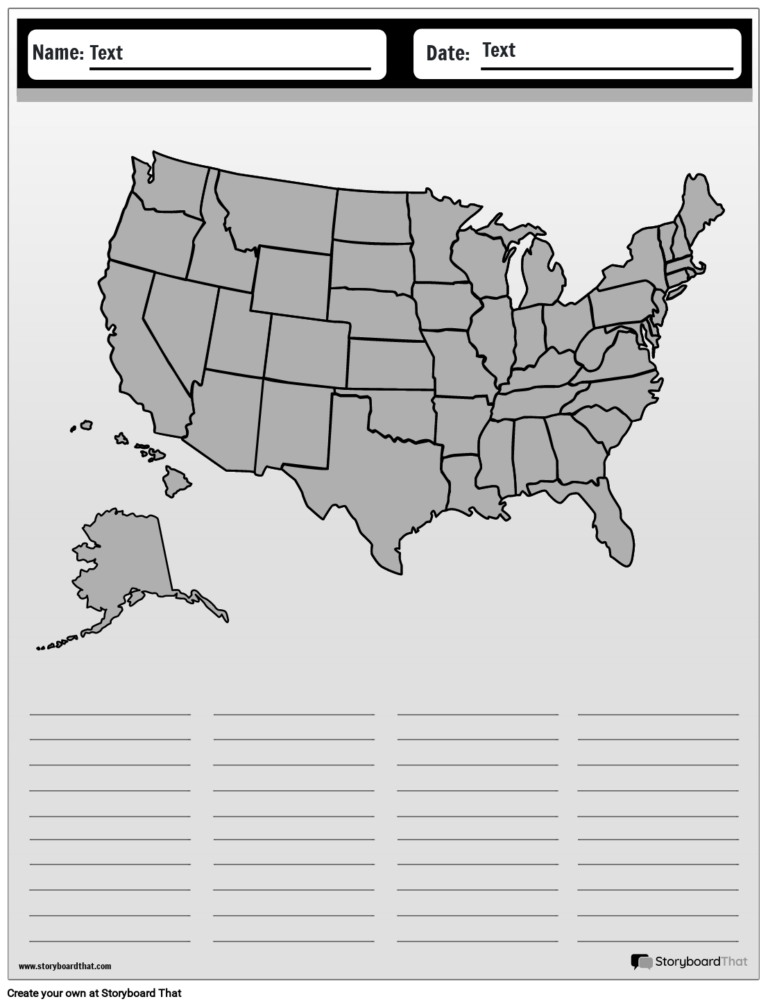 Free 50 States Worksheets Customize And Print Online