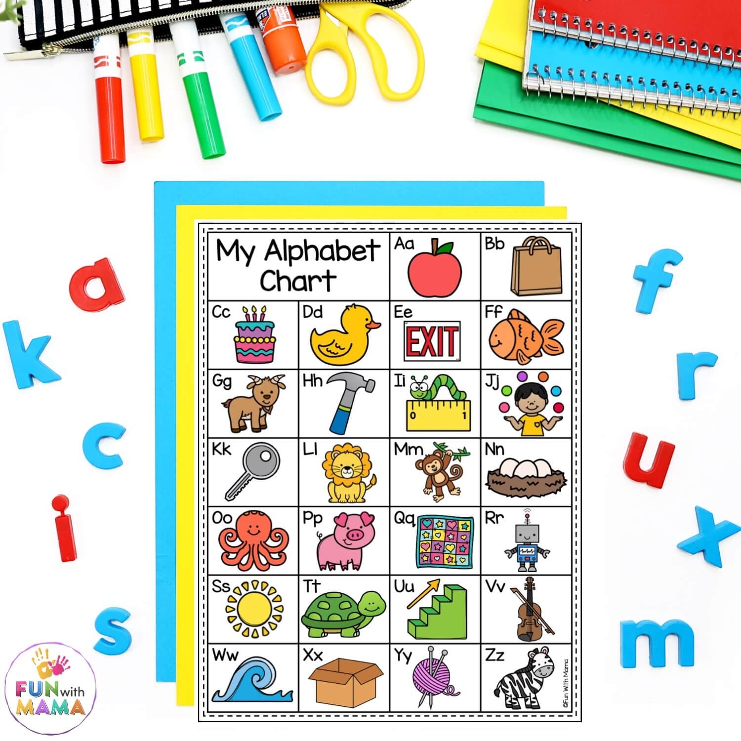 Free Printable Abc Chart