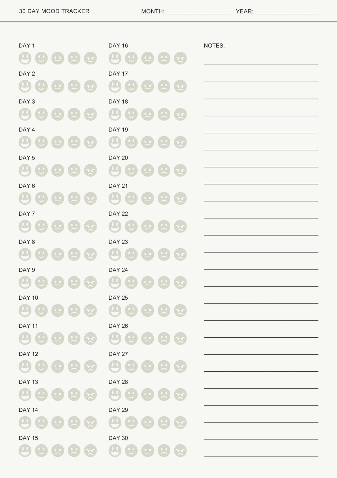 Free And Customizable Mood Templates Free And Customizable Mood Templates