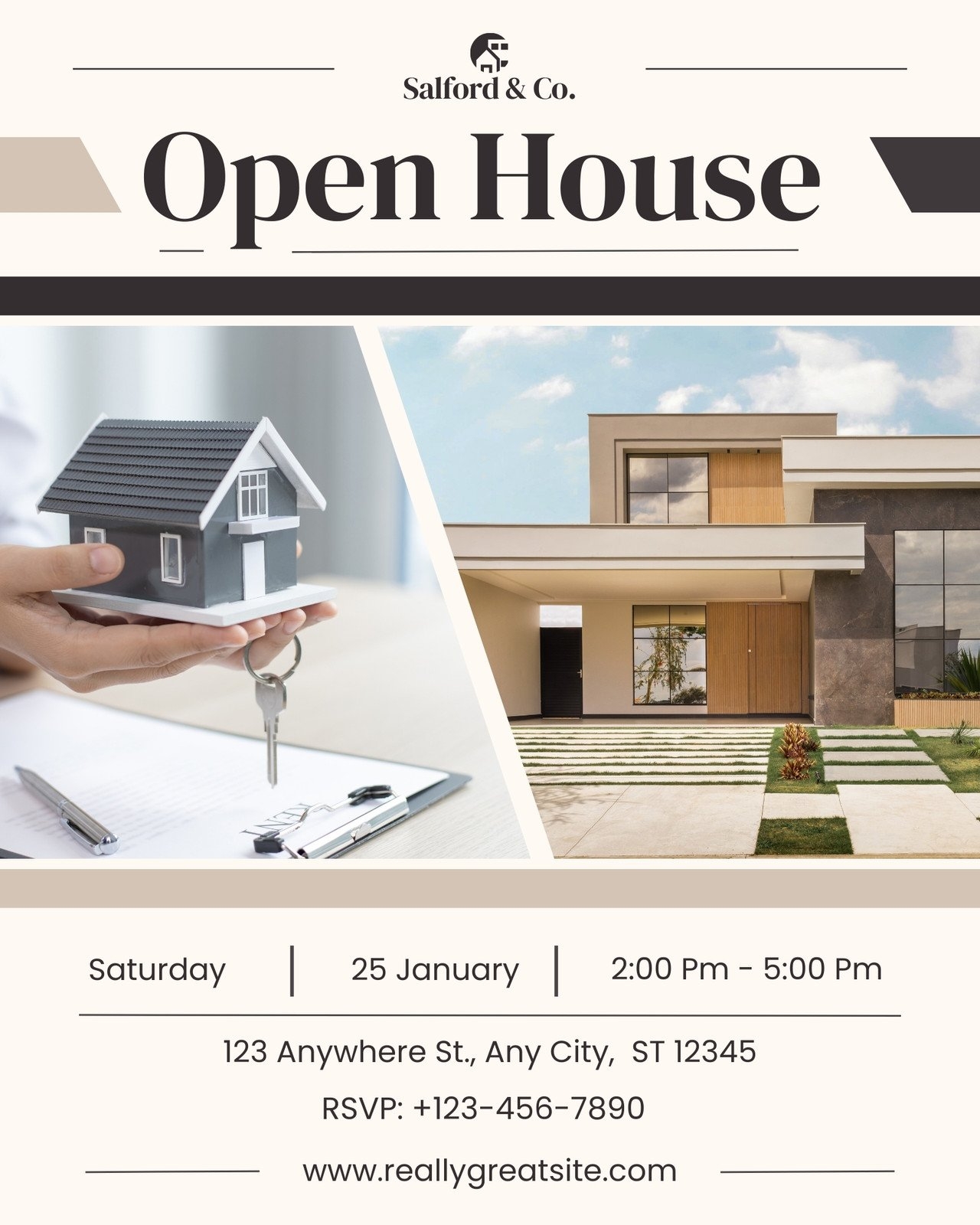 Free And Customizable Open House Templates