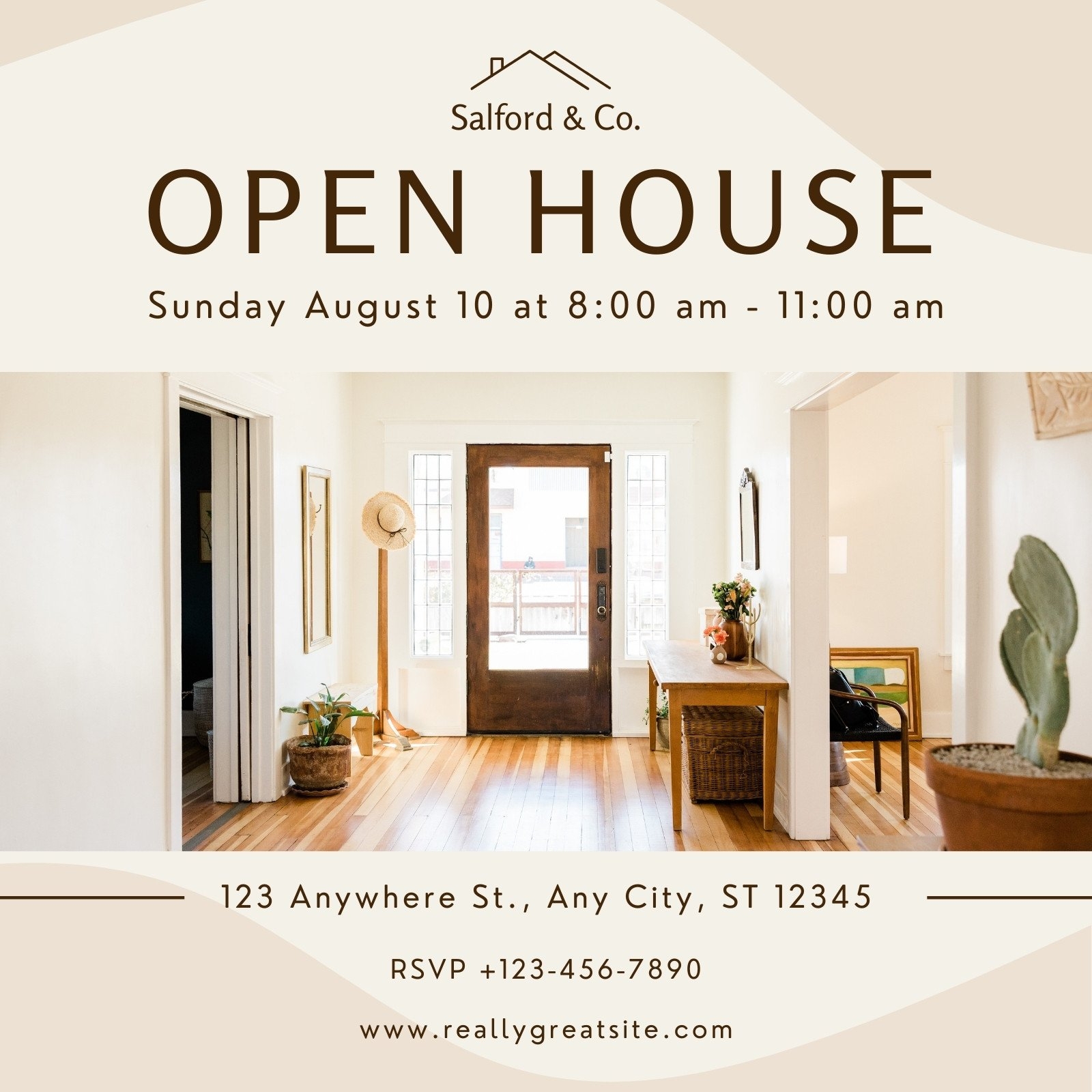 Free And Customizable Open House Templates