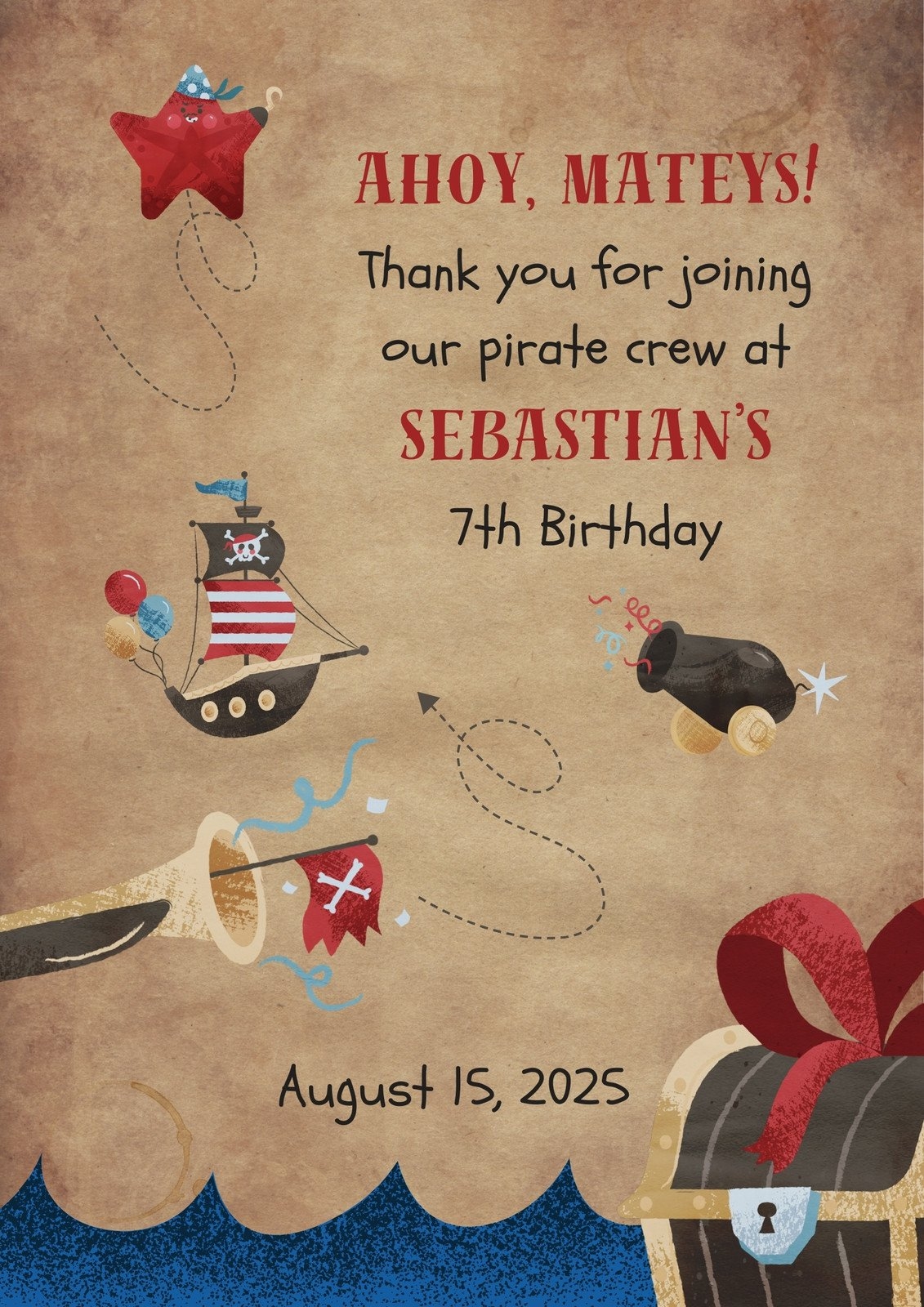 Free Printable Pirate Invitations Templates