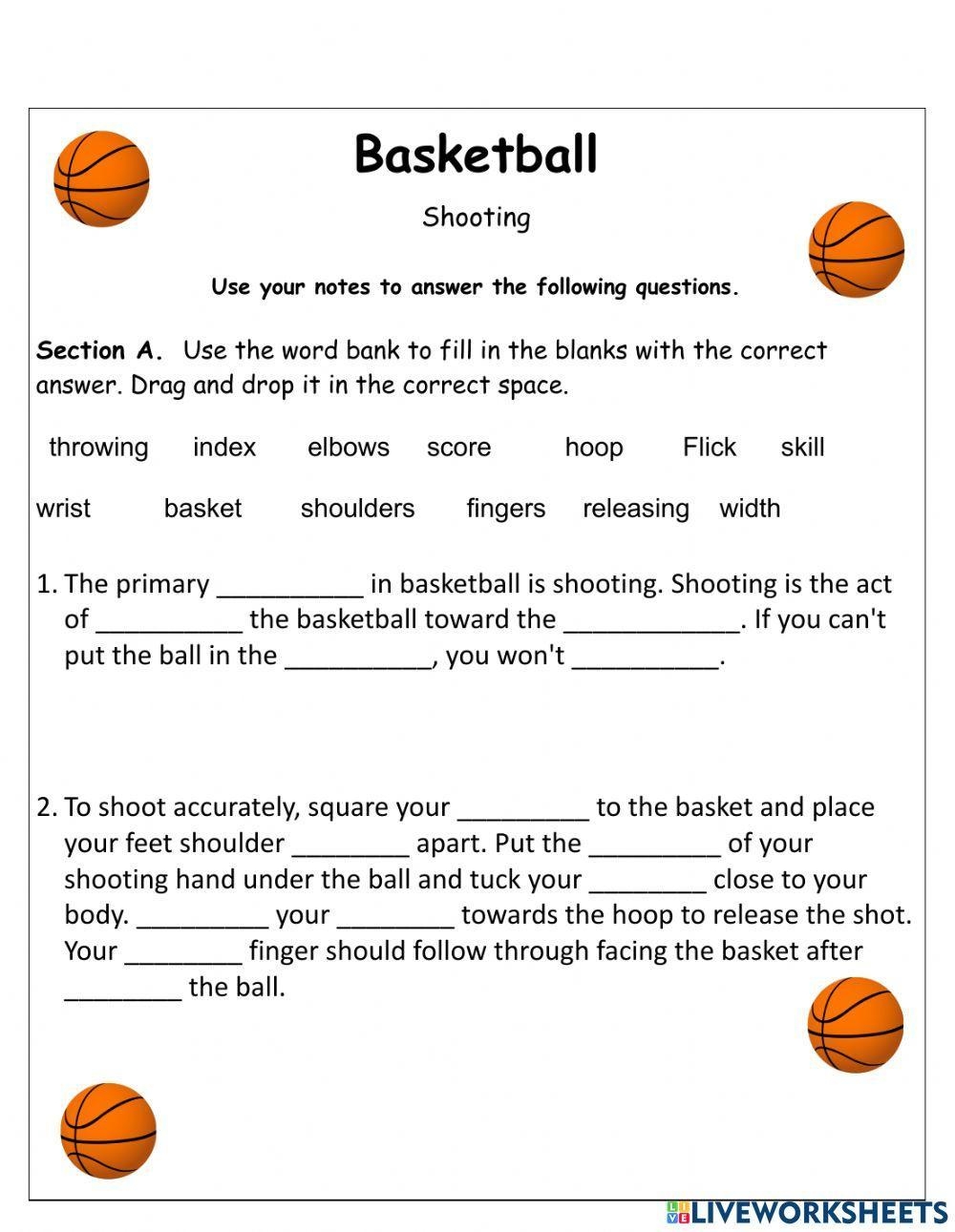 Free Basketball Worksheet Download Free Basketball Worksheet Png Images Free Worksheets On Clipart Library