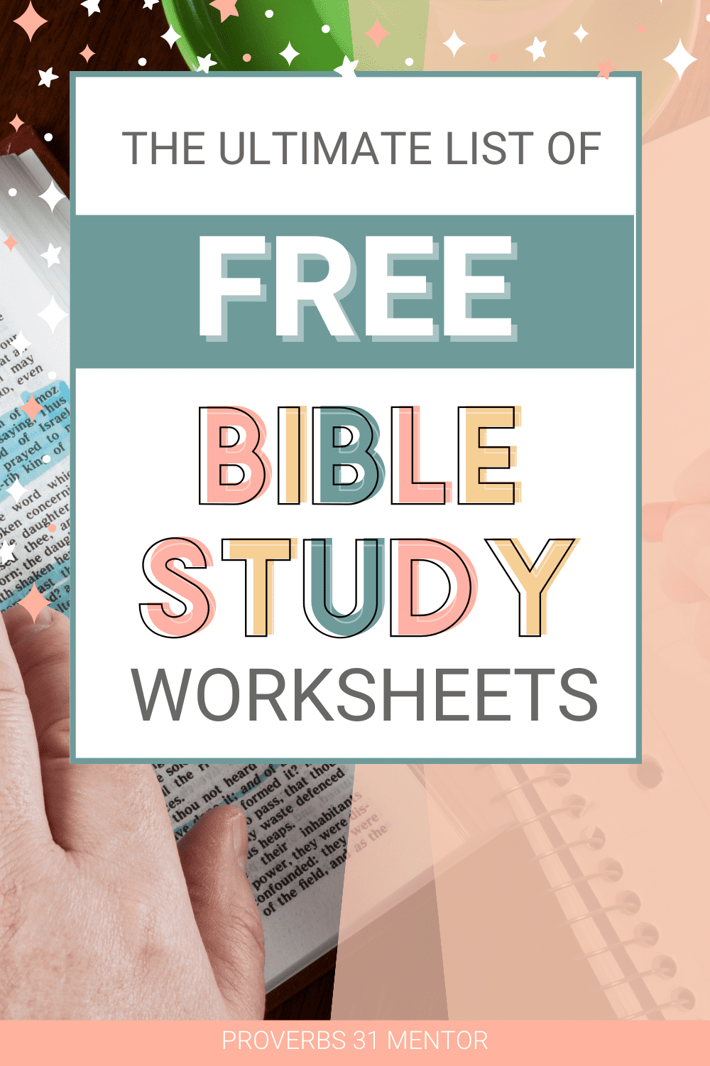 Free Printable Bible Study Worksheets