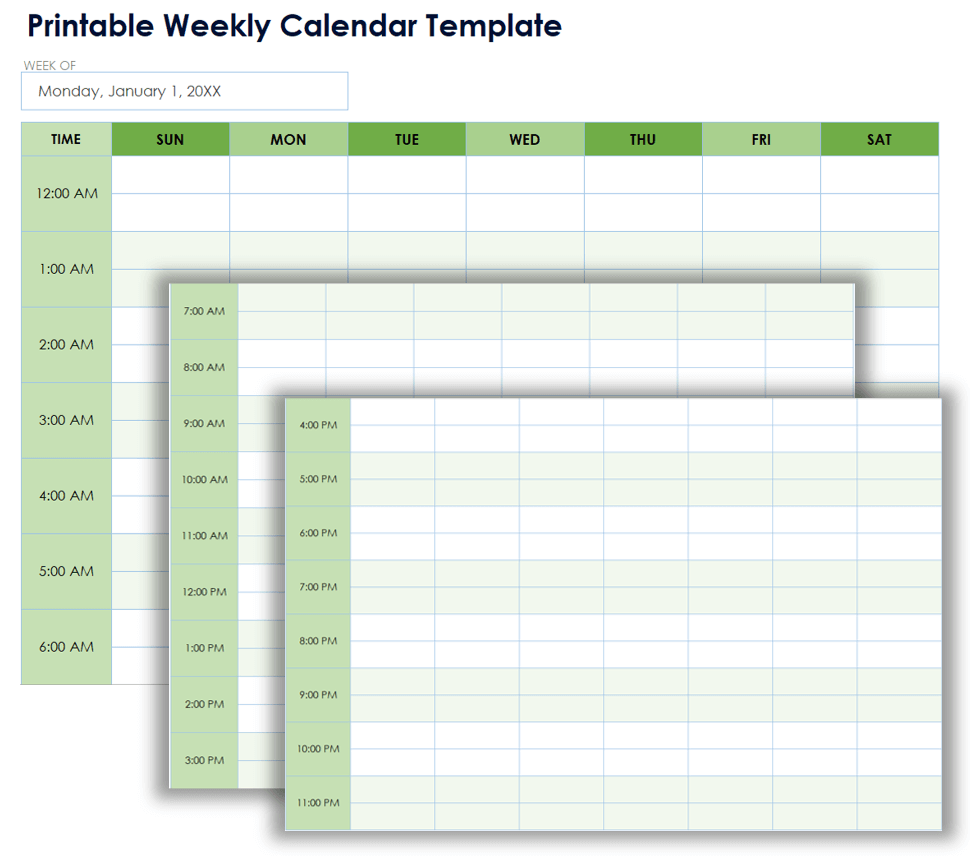 Free Blank Calendar Templates Smartsheet Free Blank Calendar Templates Smartsheet