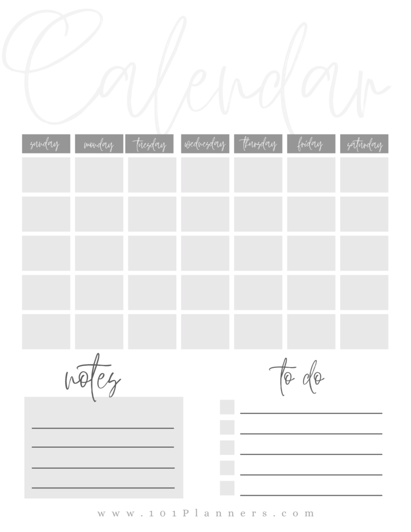 Free Printable Landscape Calendar Free Printable Landscape Calendar