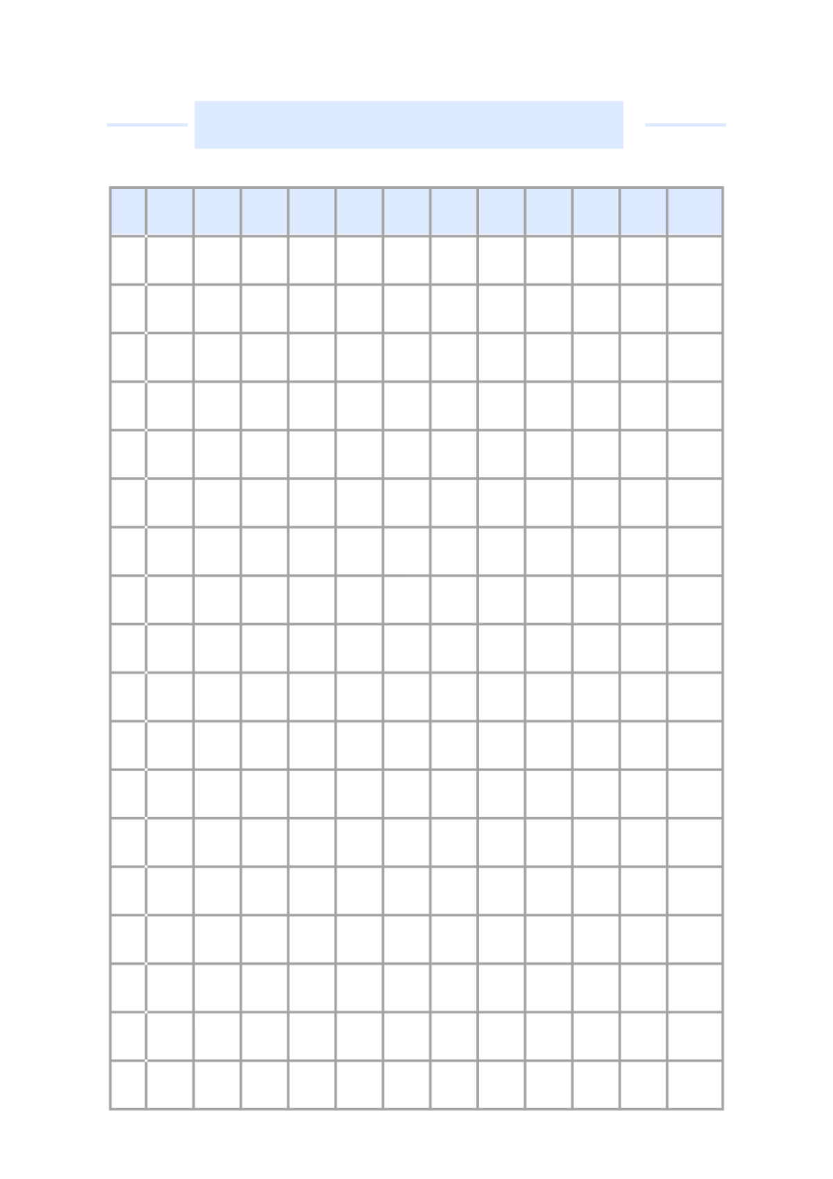 Free Printable Sheet Template Free Printable Sheet Template