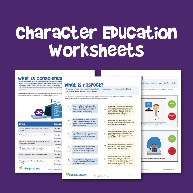 Free Character Education Worksheets