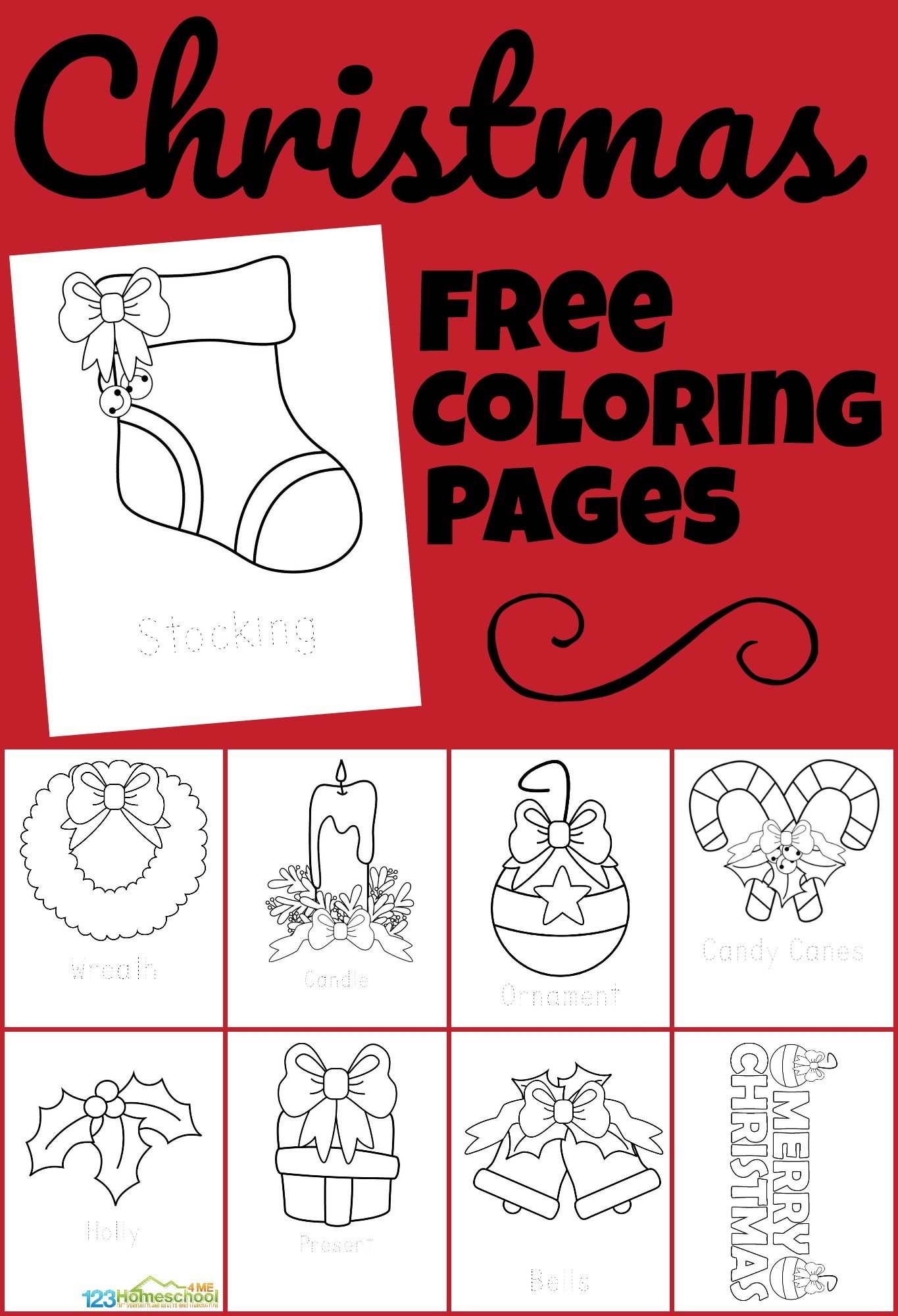  FREE Christmas Coloring Pages