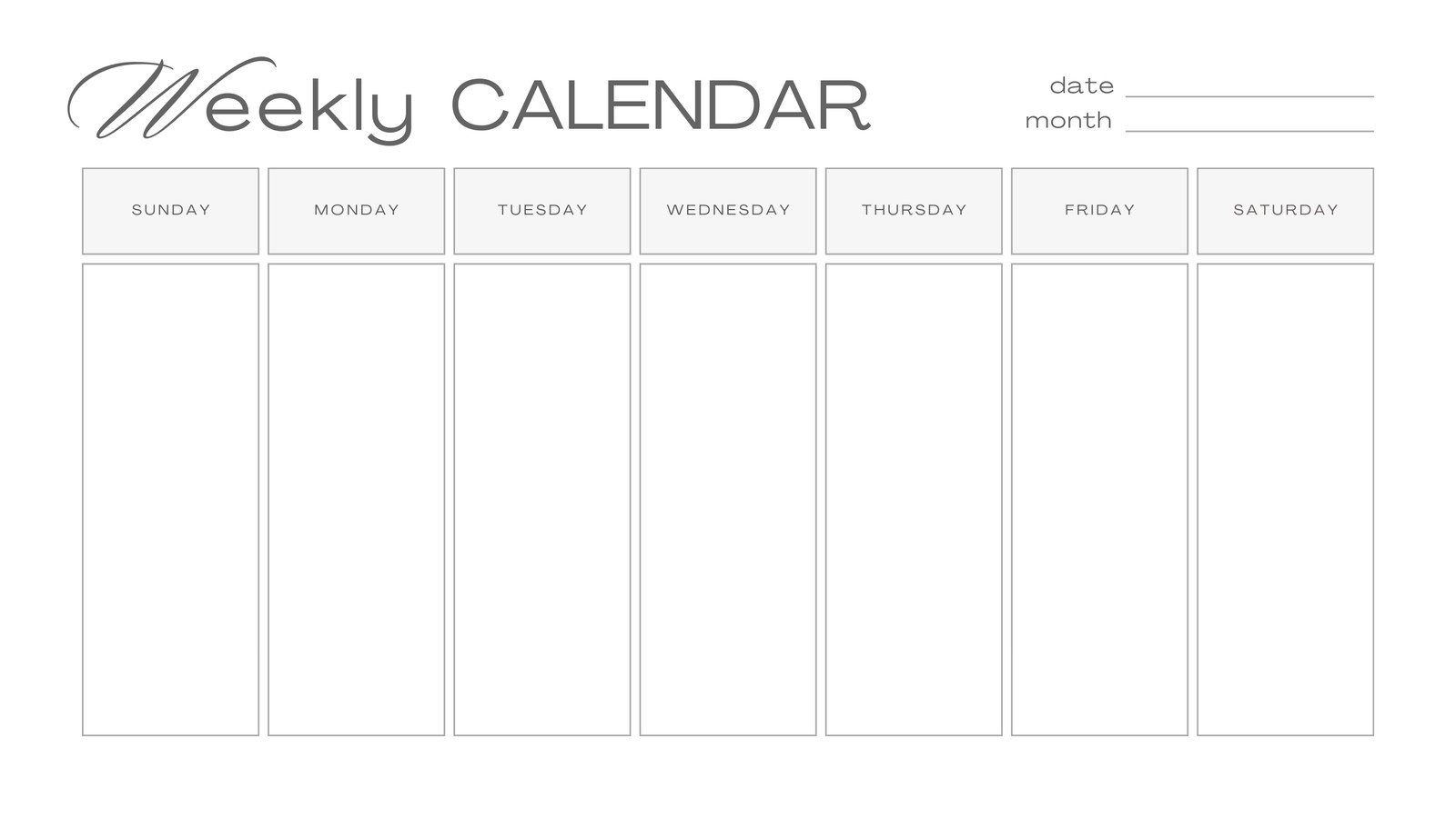 Free Custom Printable Daily Calendar Templates Canva Free Custom Printable Daily Calendar Templates Canva