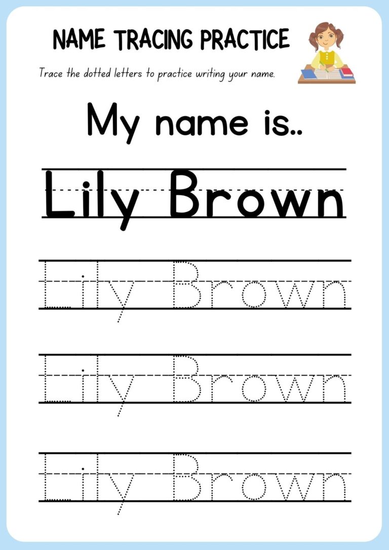 Free Custom Printable Handwriting Worksheet Templates Canva