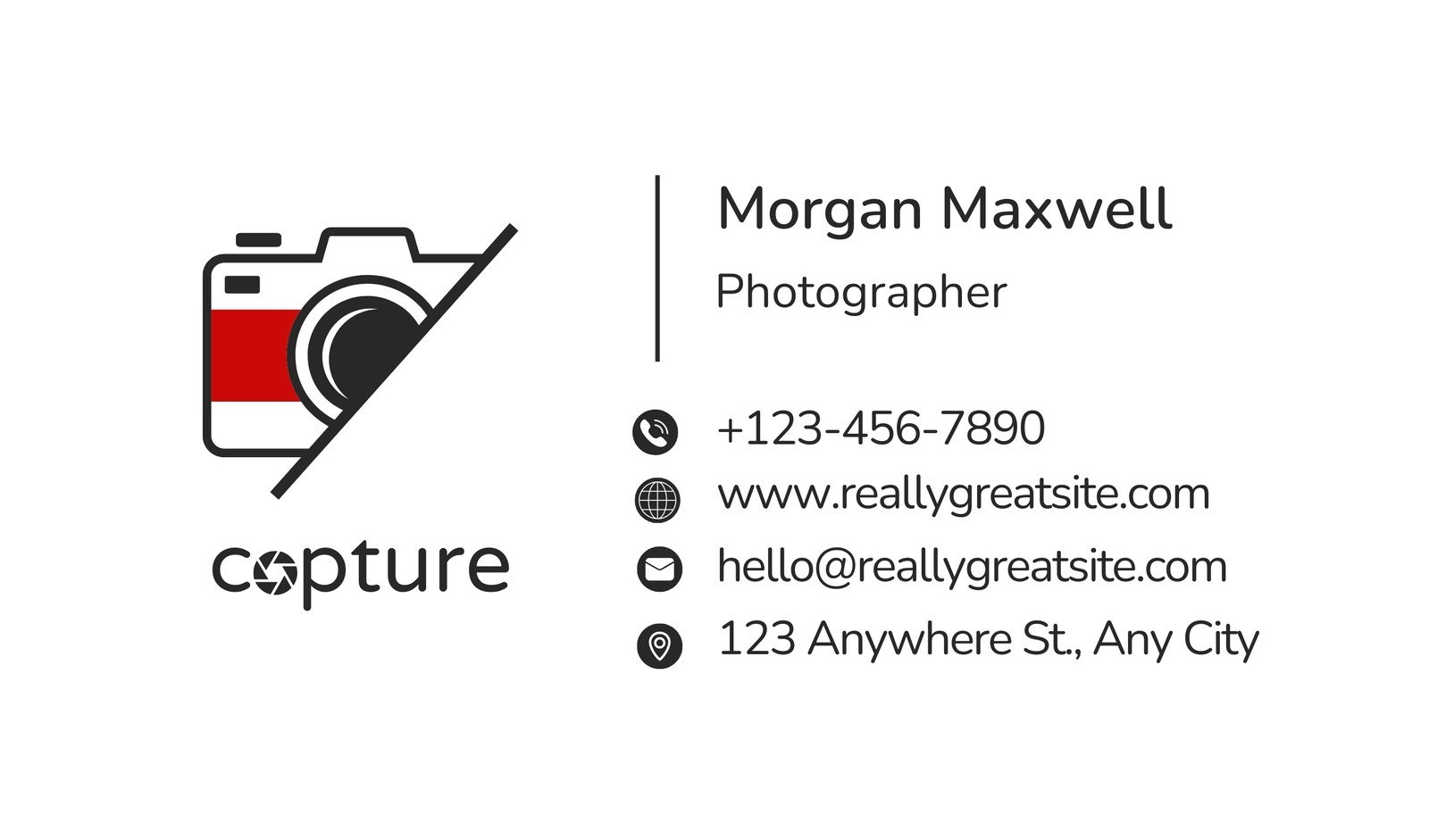 Free Custom Printable Photography Business Cards Canva