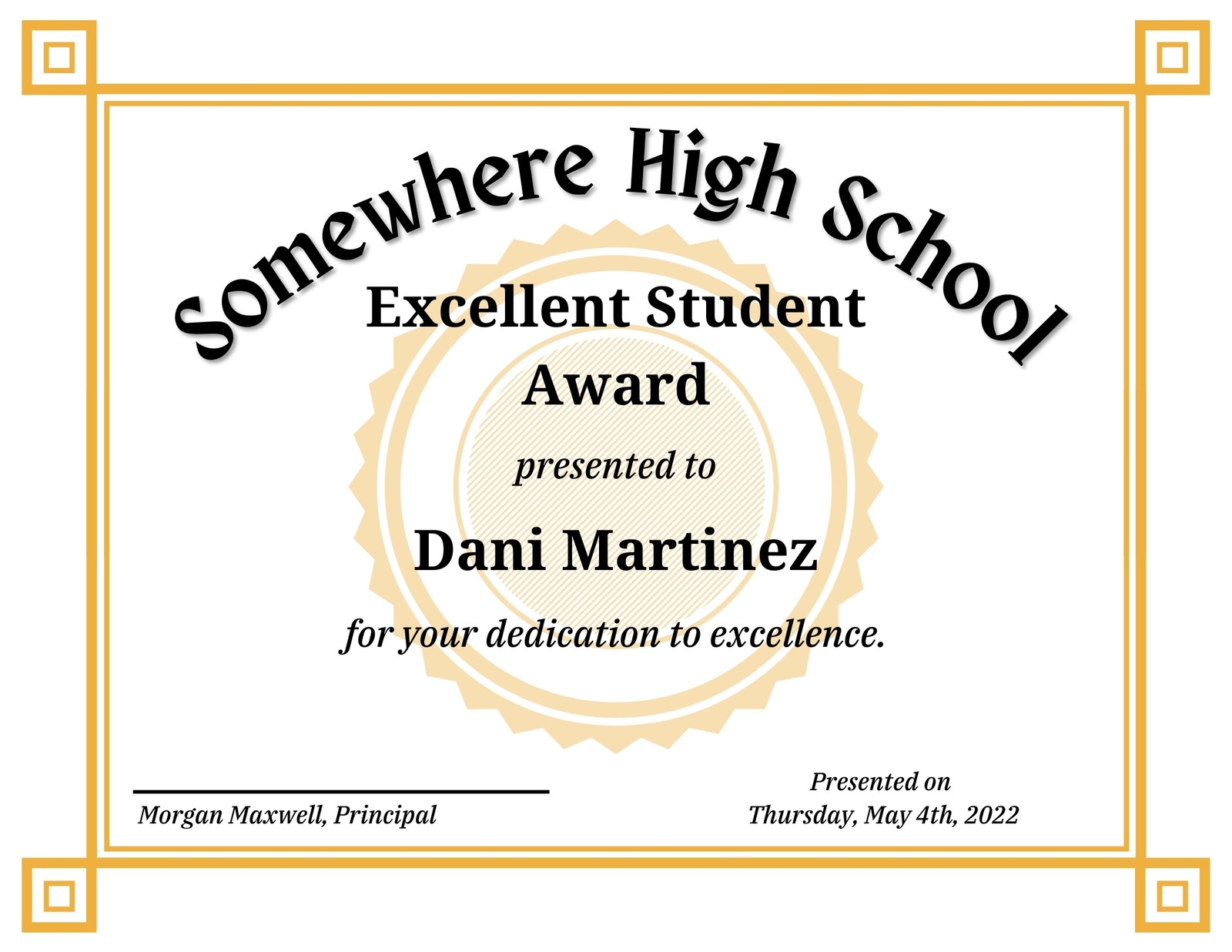 Free Printable School Certificate Templates