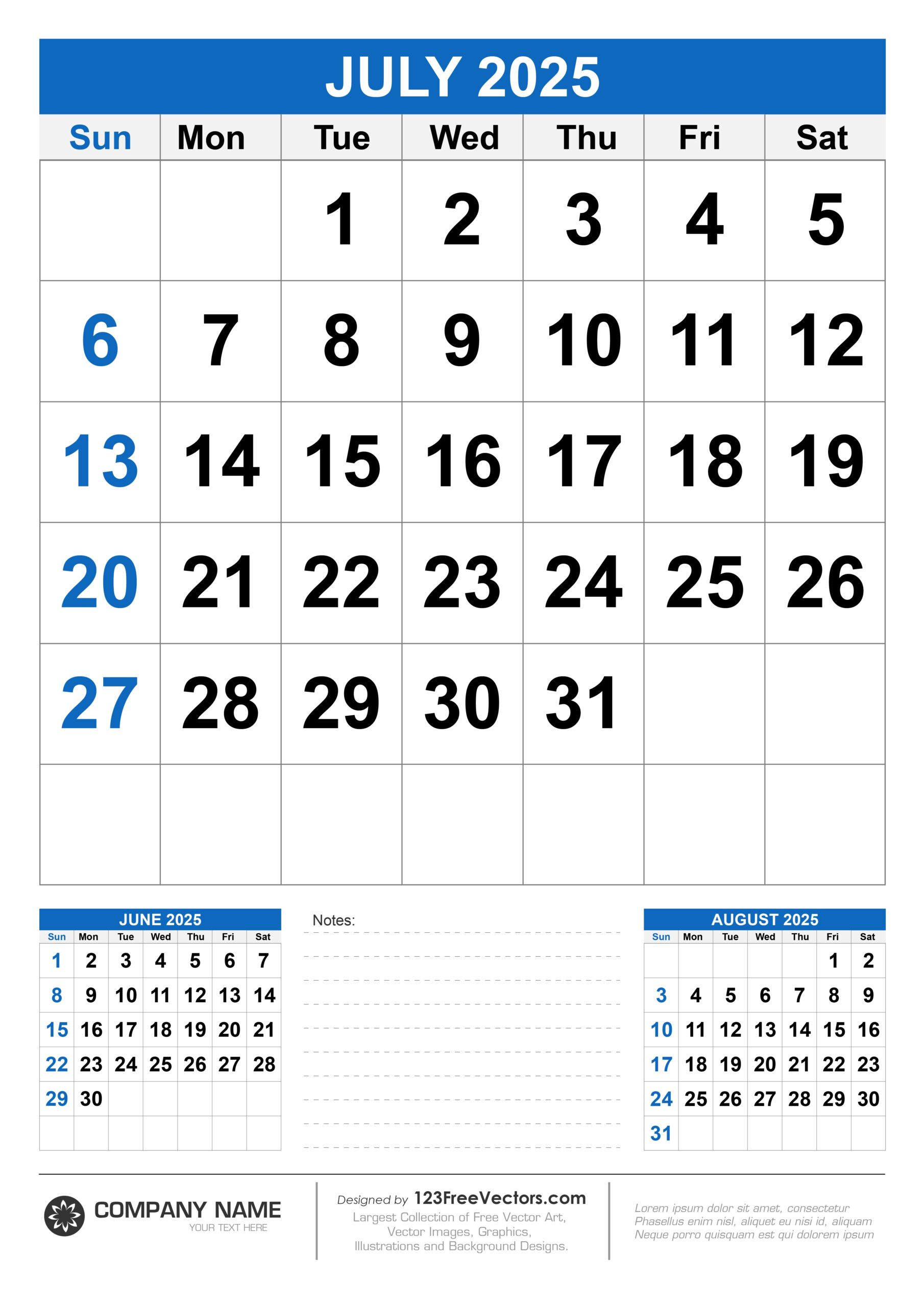 Free Download Wall Calendar July 2025 Free Download Wall Calendar July 2025