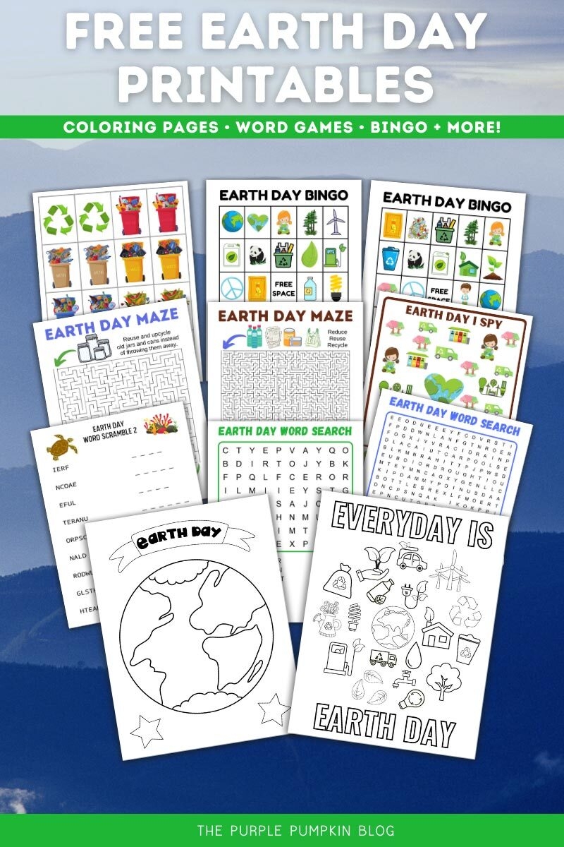 Free Earth Day Printables Activities U0026 Games For Earth Day 