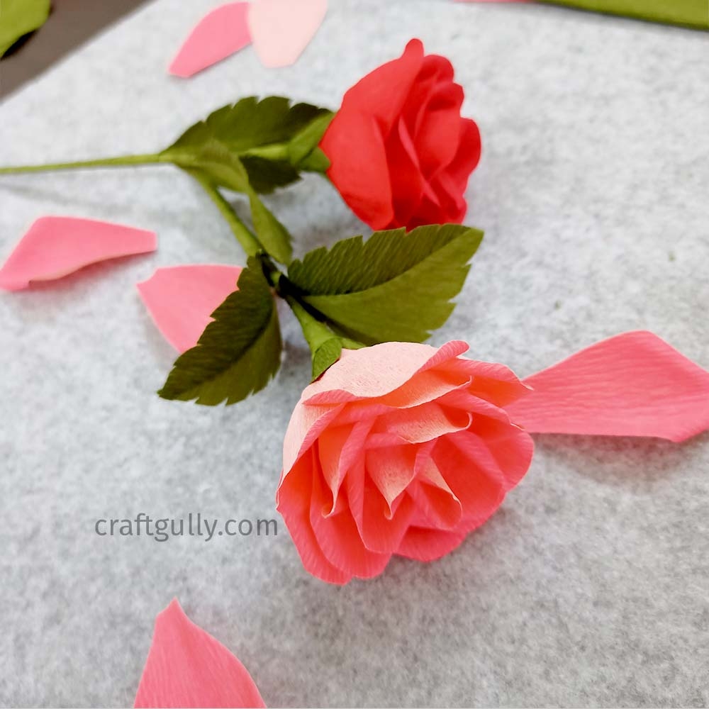 Free Flower Rose Petal Printable Template