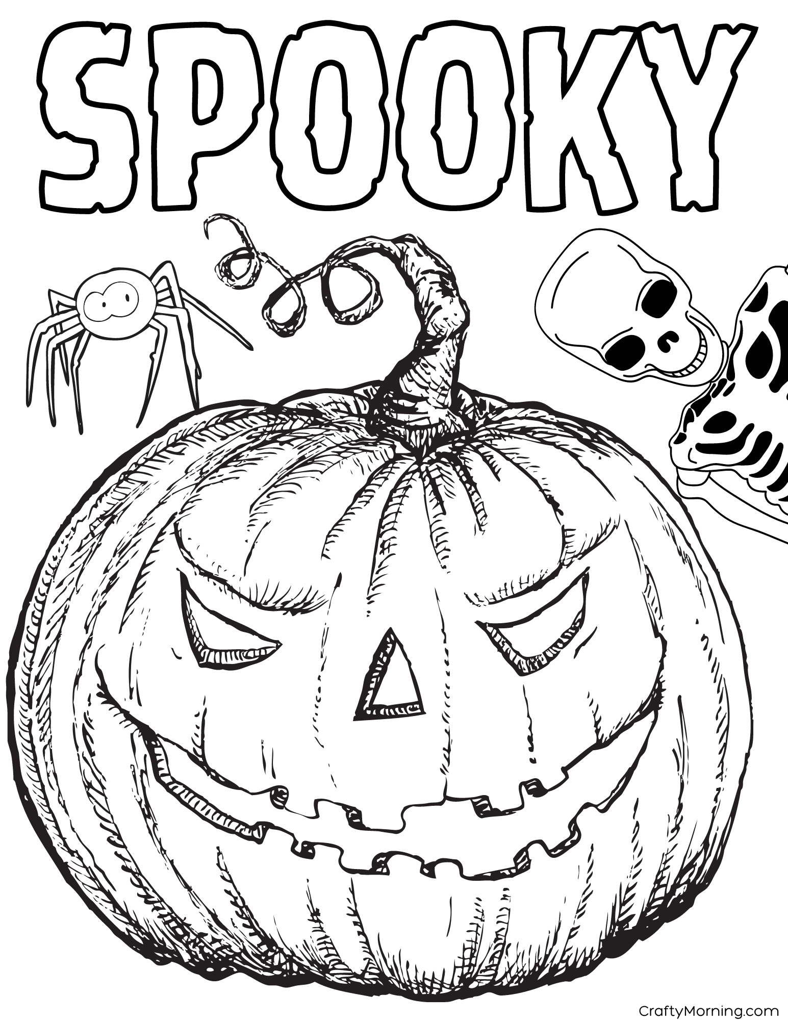 Free Halloween Coloring Pages To Print Crafty Morning