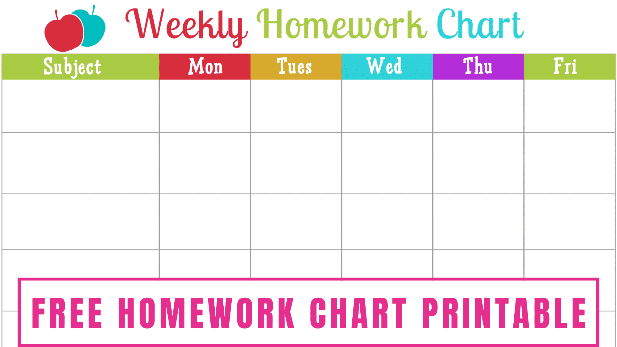 Free Homework Chart Printable Freebie Finding Mom Worksheets Library Free Homework Chart Printable Freebie Finding Mom Worksheets Library