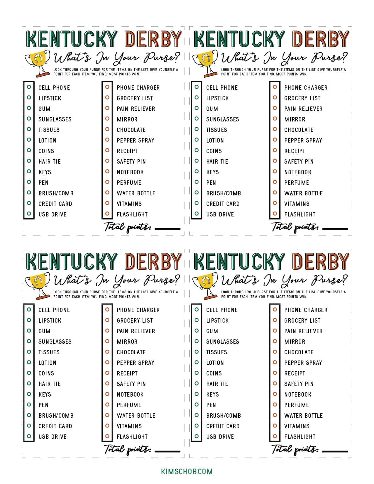 Free Kentucky Derby Printable Games Kim Schob Free Kentucky Derby Printable Games Kim Schob