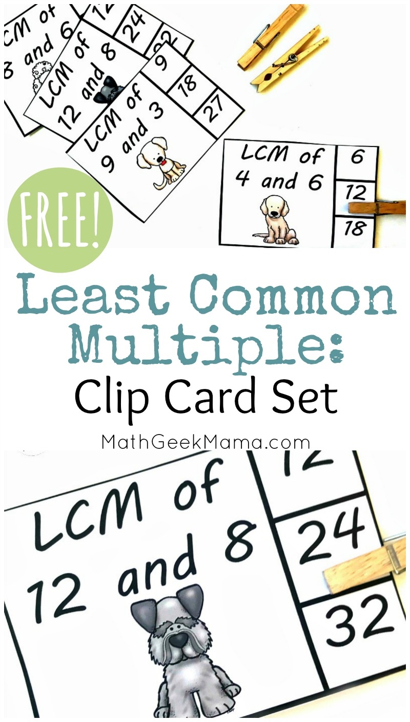 Least Common Denominator Worksheet Printable