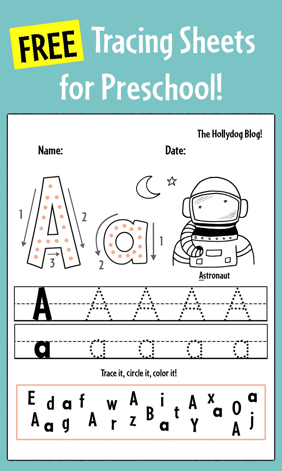 Abc Tracing Sheets Printable