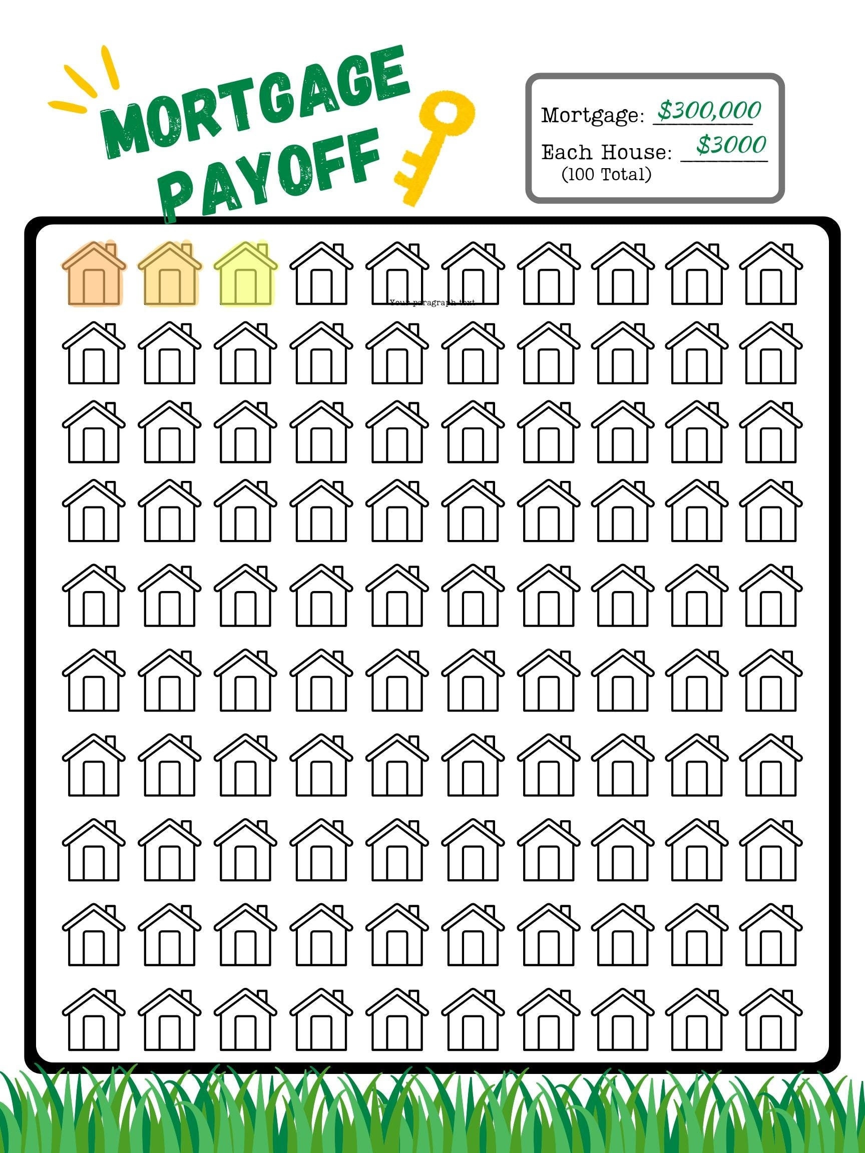 Free Printable Mortgage Payoff Chart