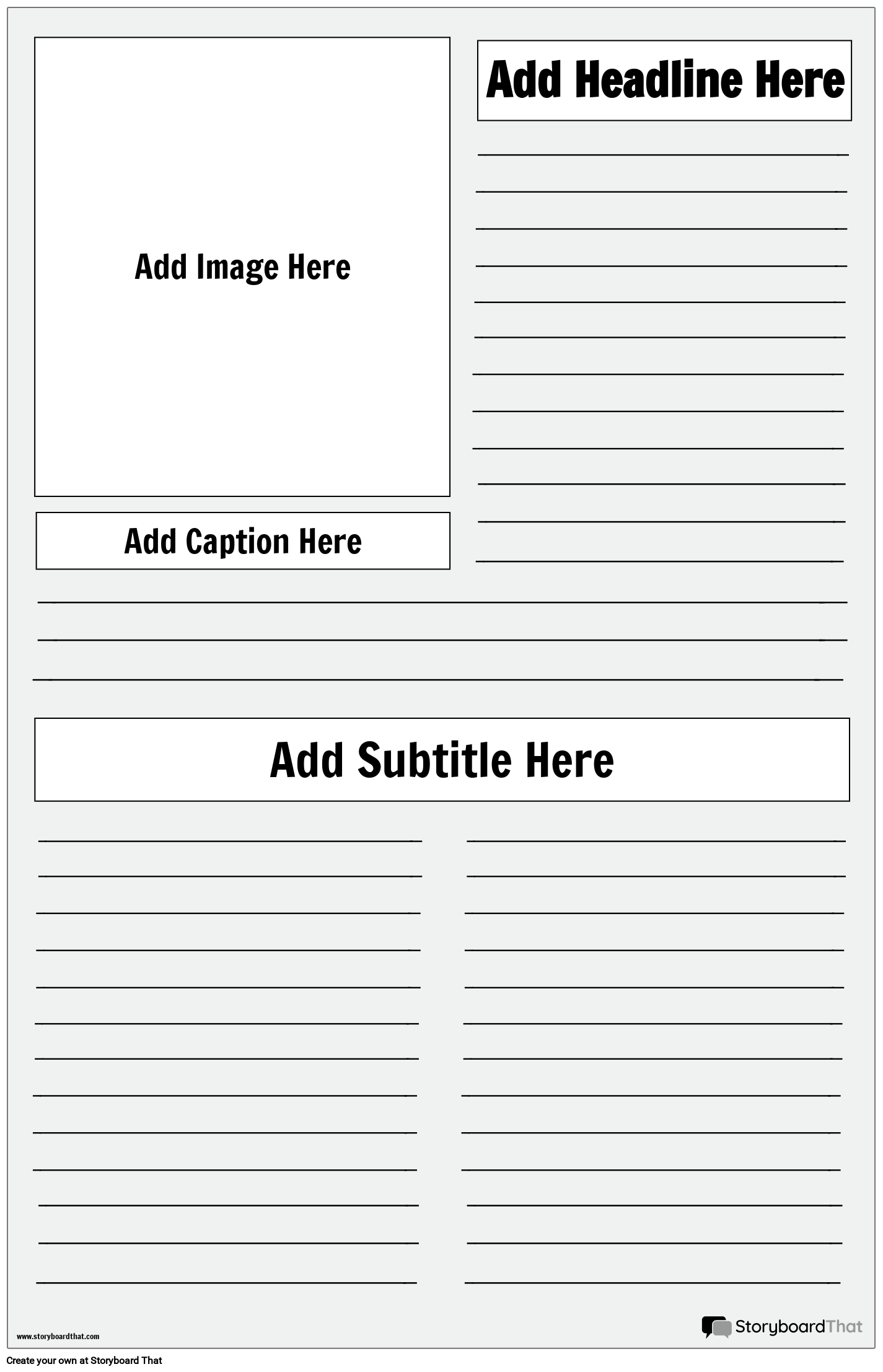 Free Online Newspaper Maker And Customizable Templates