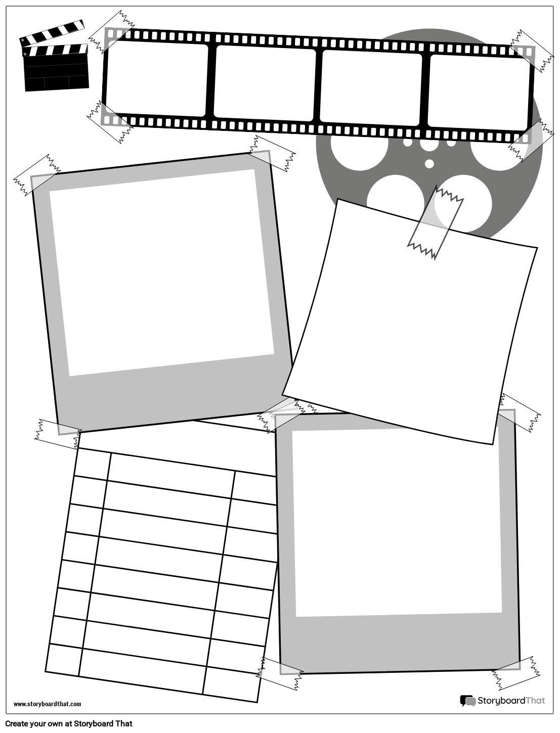 Free Printable Scrapbook Frame Templates