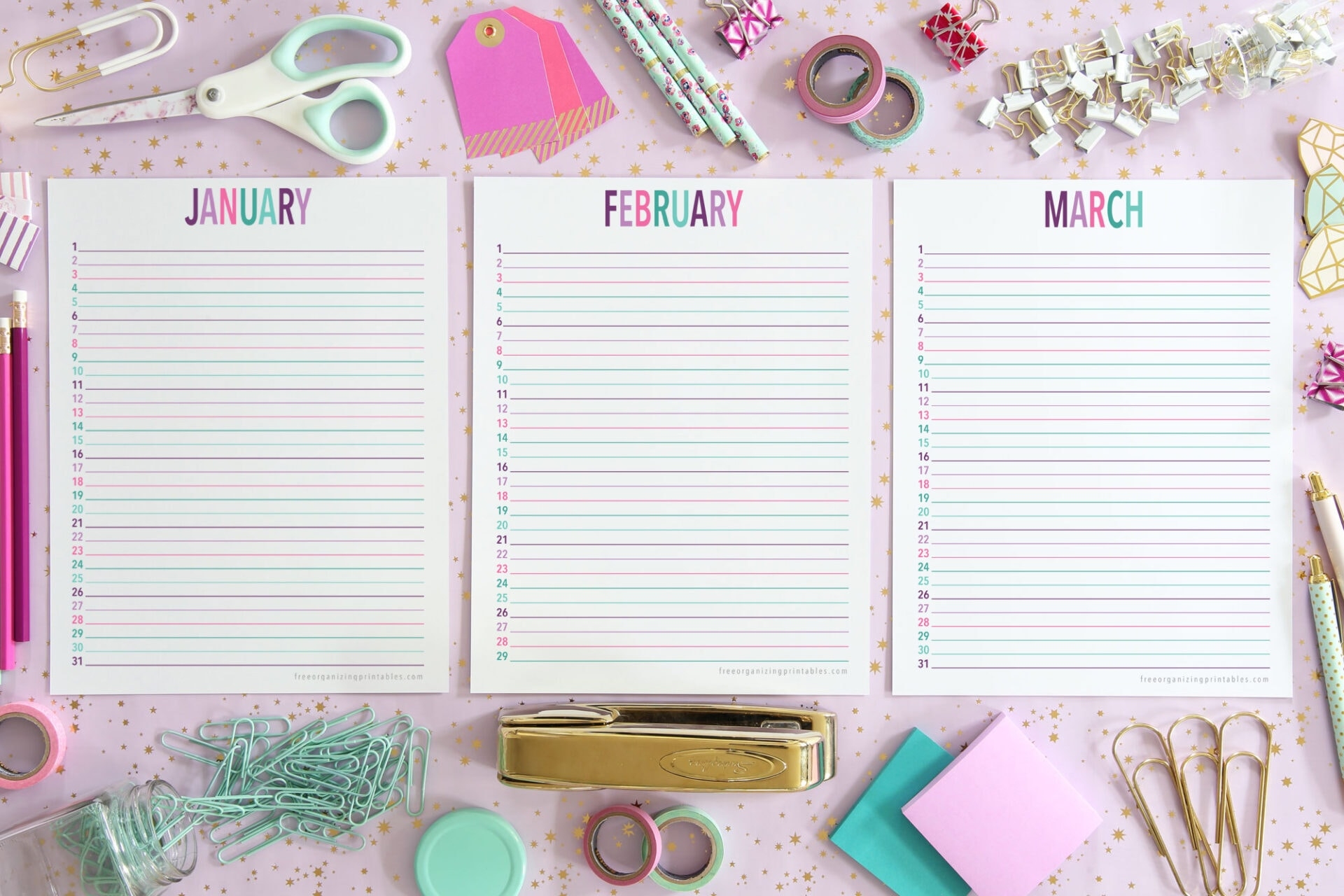 Free Perpetual Calendar Printable Free Organizing Printables Free Perpetual Calendar Printable Free Organizing Printables