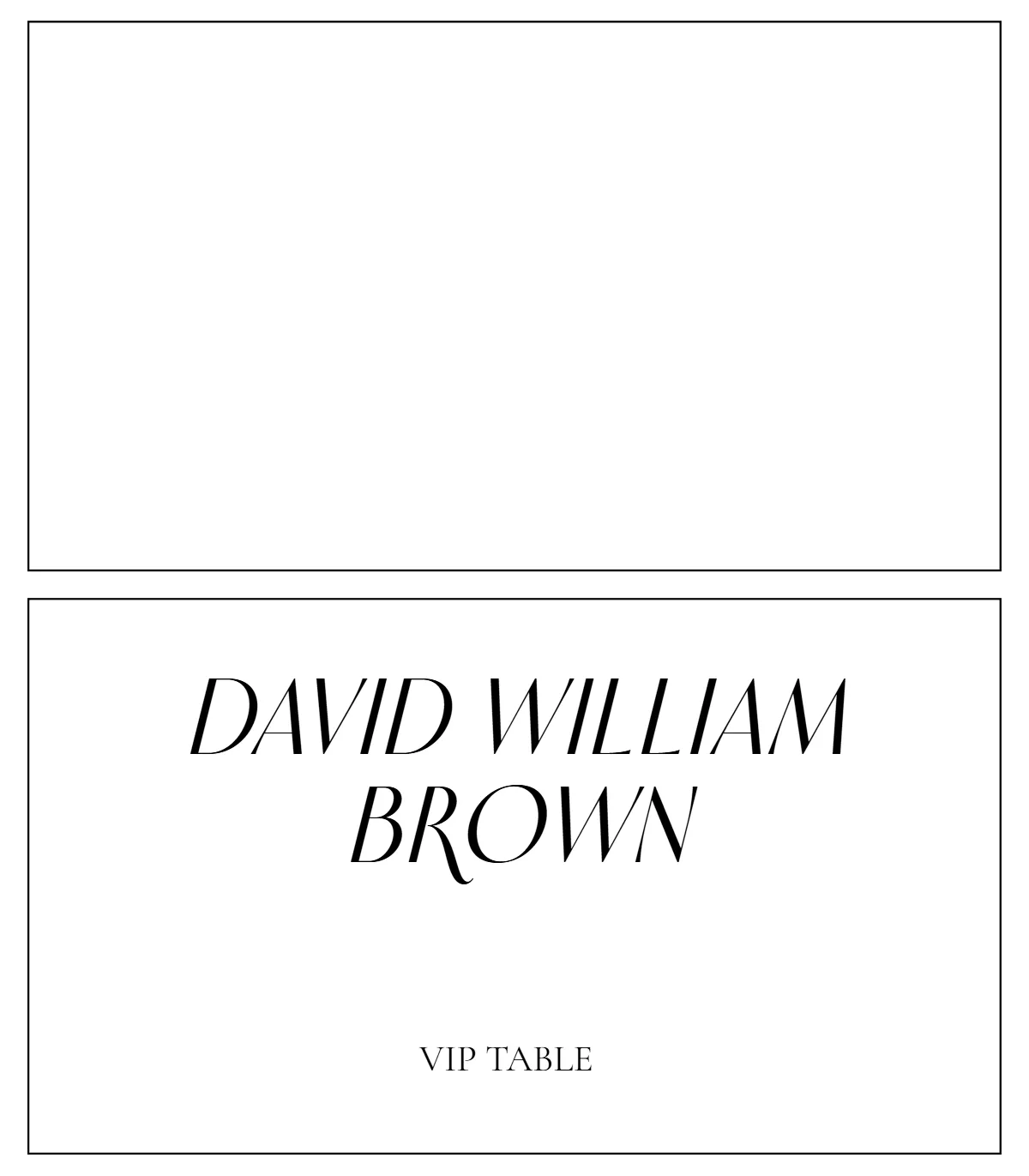 Free Place Card Templates Editable And Printable