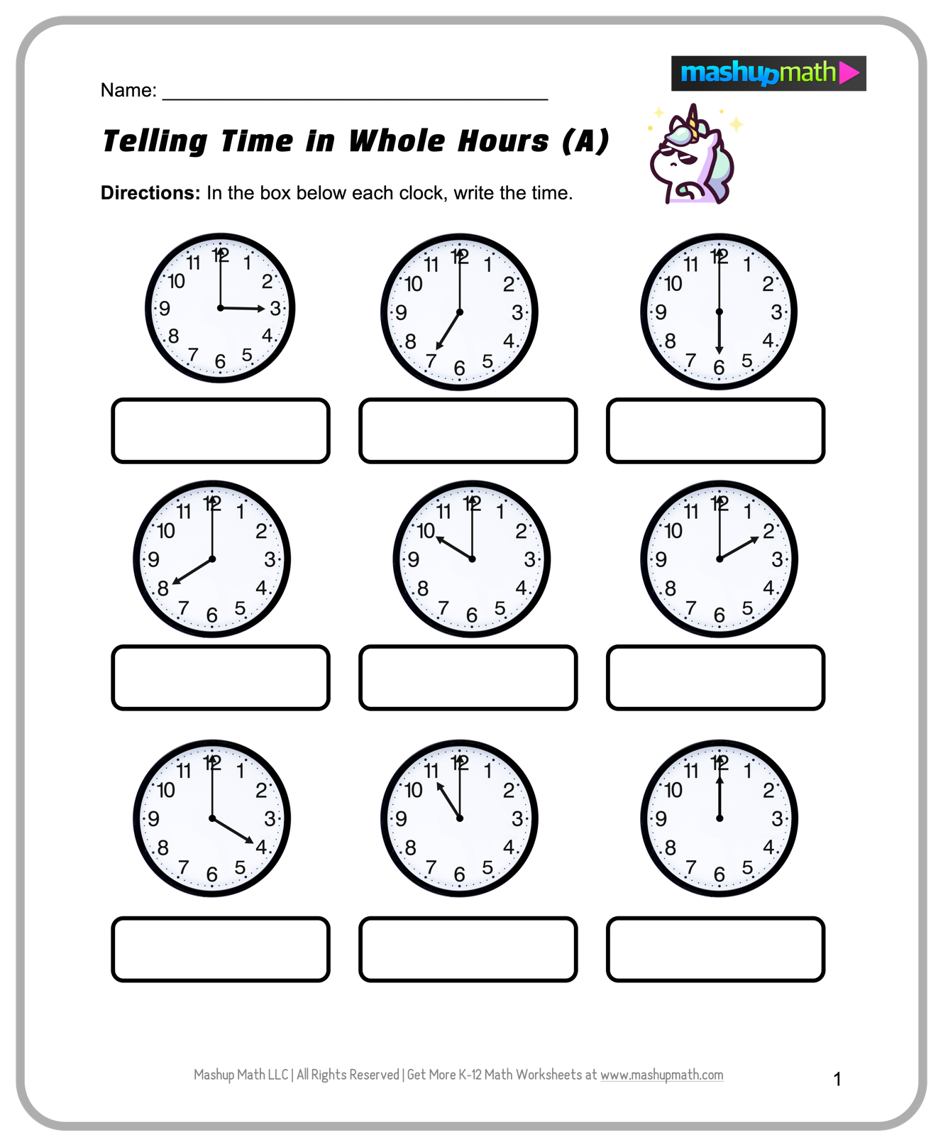 Free Printable Pre K Math Sheets