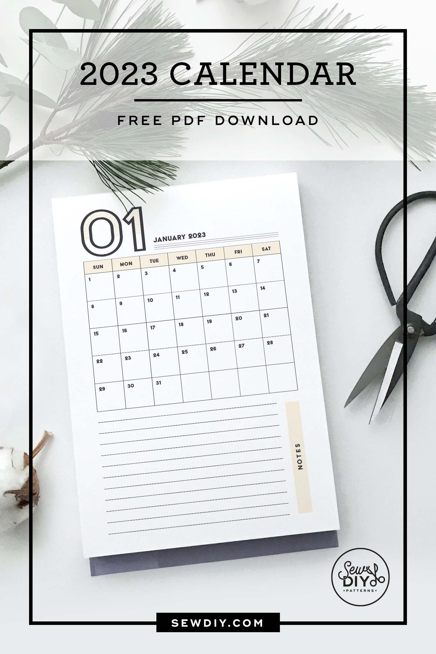 Free Pocket Calendar Printable
